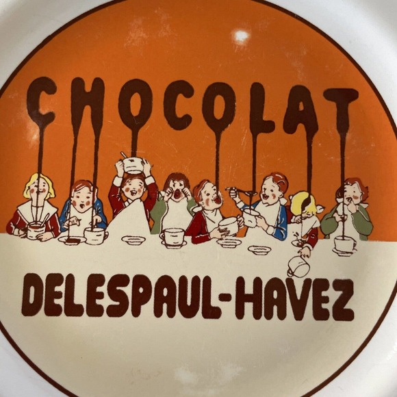 Set of 4 Pottery Barn Chocolat Delespaul-Havez Salad Plates French Decor - Picture 11 of 16